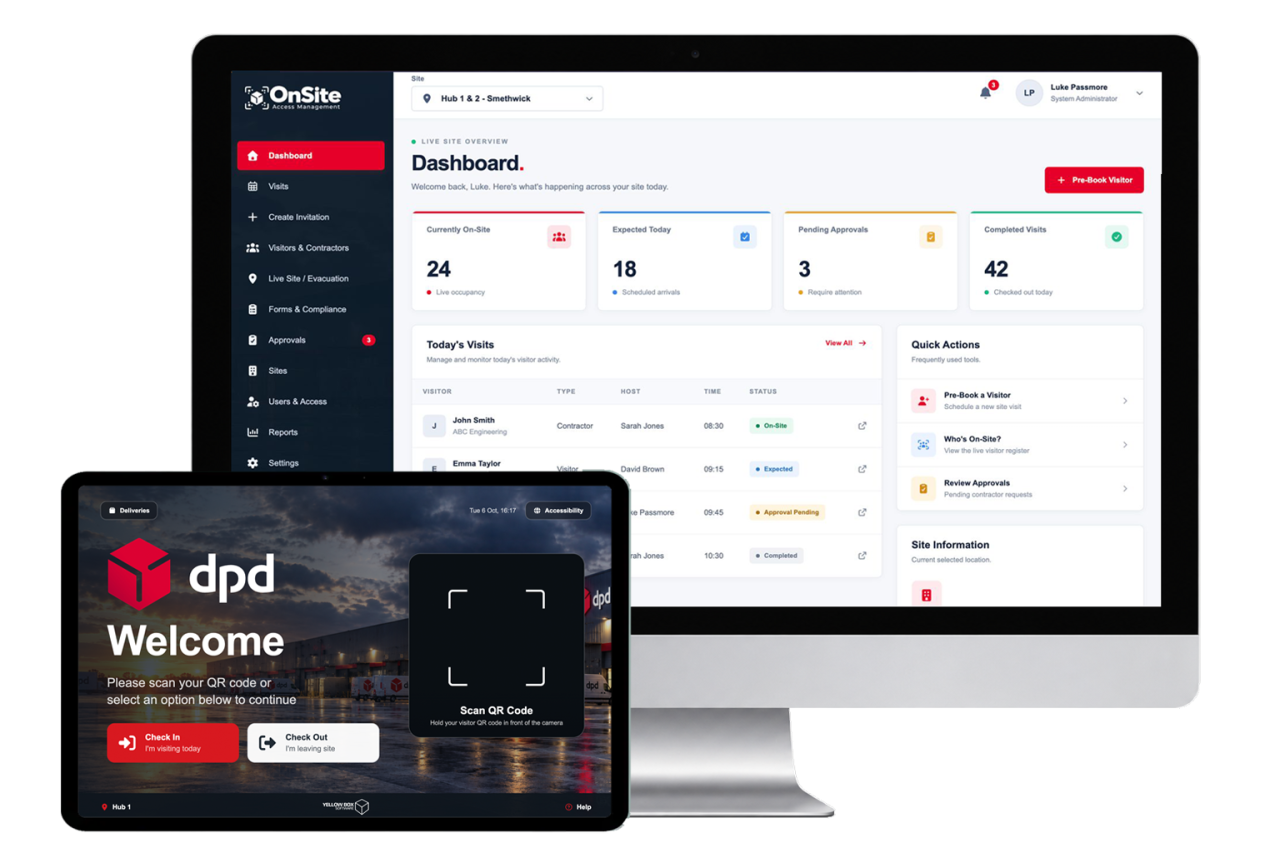 DPD OnSite access management